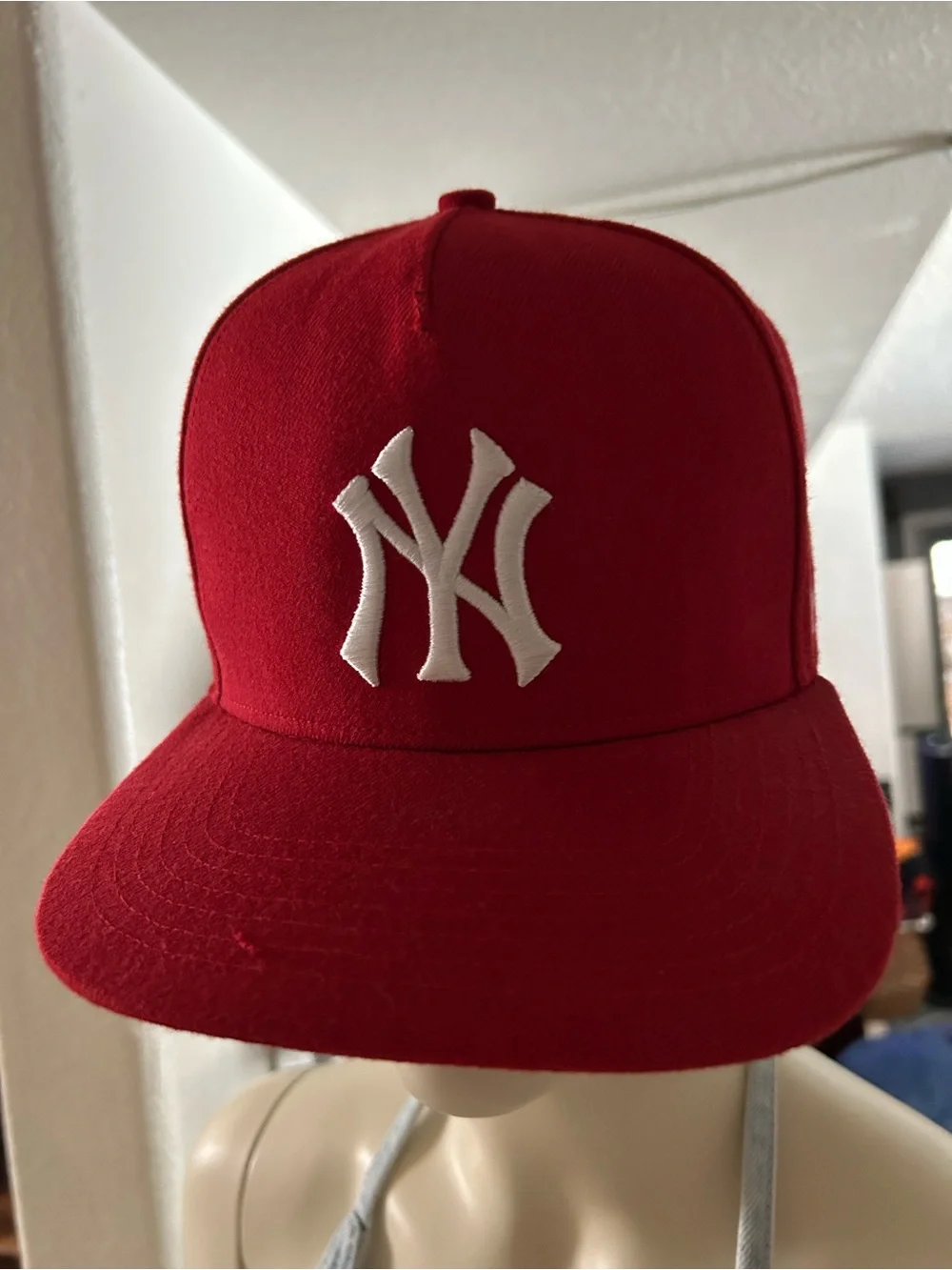 47 Kids Red New York Yankees Hat with White Logo